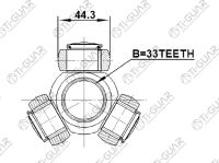 Трипоид TG-TR33/44.3 * Ti-Guar