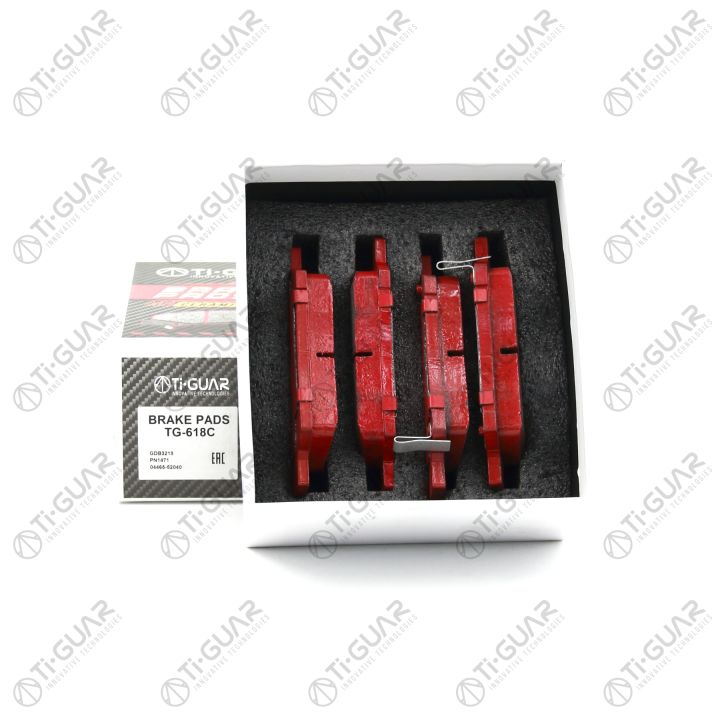 Тормозные колодки TG-618C/PF1471 (КЕРАМИКА)* Ti·GUAR Тормозные колодки TG-618C/PF1471 (КЕРАМИКА)* Ti·GUAR