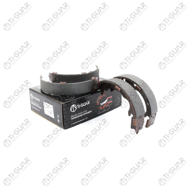 Тормозные колодки ( КОМПЛЕКТ 4ШТ. РУЧНОГО ТОРМОЗА) TG-0570/FN0570* Ti·GUAR Тормозные колодки ( КОМПЛЕКТ 4ШТ. РУЧНОГО ТОРМОЗА) TG-0570/FN0570* Ti·GUAR